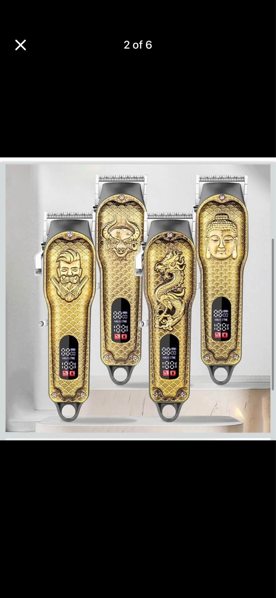 Hair Clipper, Cordless Hair Clipper, Professional Hair Trimmer, Barber Clipper, Rechargeable Hair Clipper, LCD Display Hair Clipper,