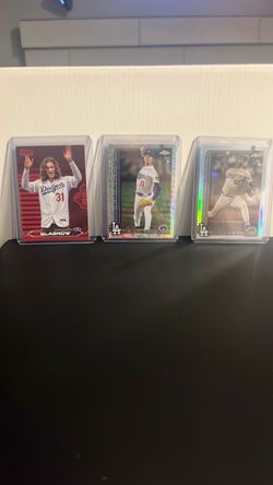 LA Dodgers Baseball Card Lot of 3