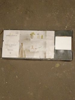 White Finish Wall Shelves