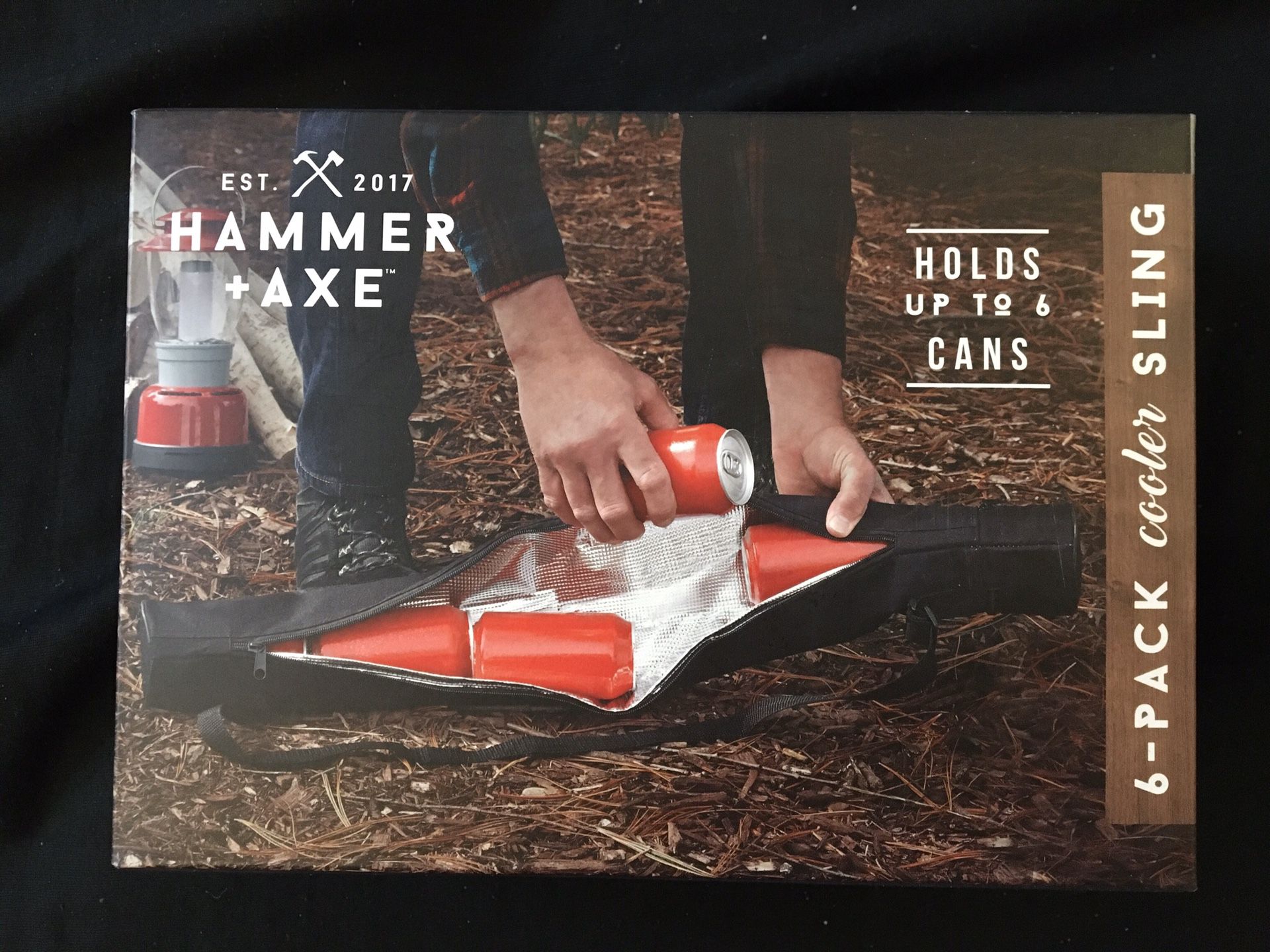 Hammer+Axe 6pack cooler sling
