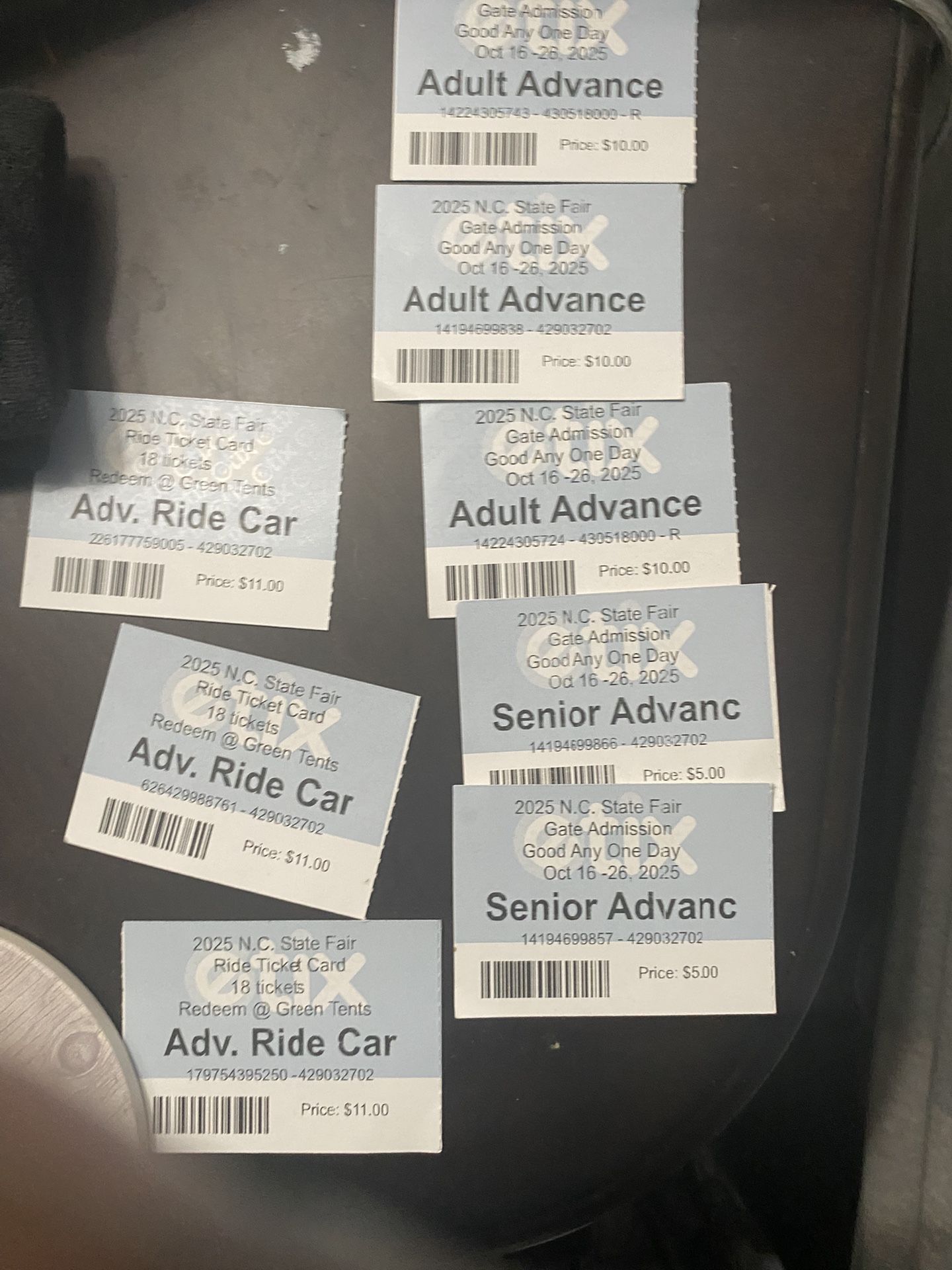 North Carolina State fair tickets