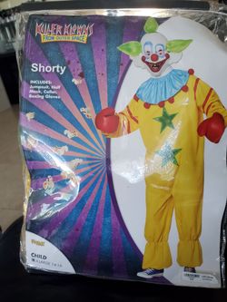 Spirit killer clown from outer space Halloween costume children's L 14/16