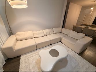 Modern L-Shape Floor Sofa