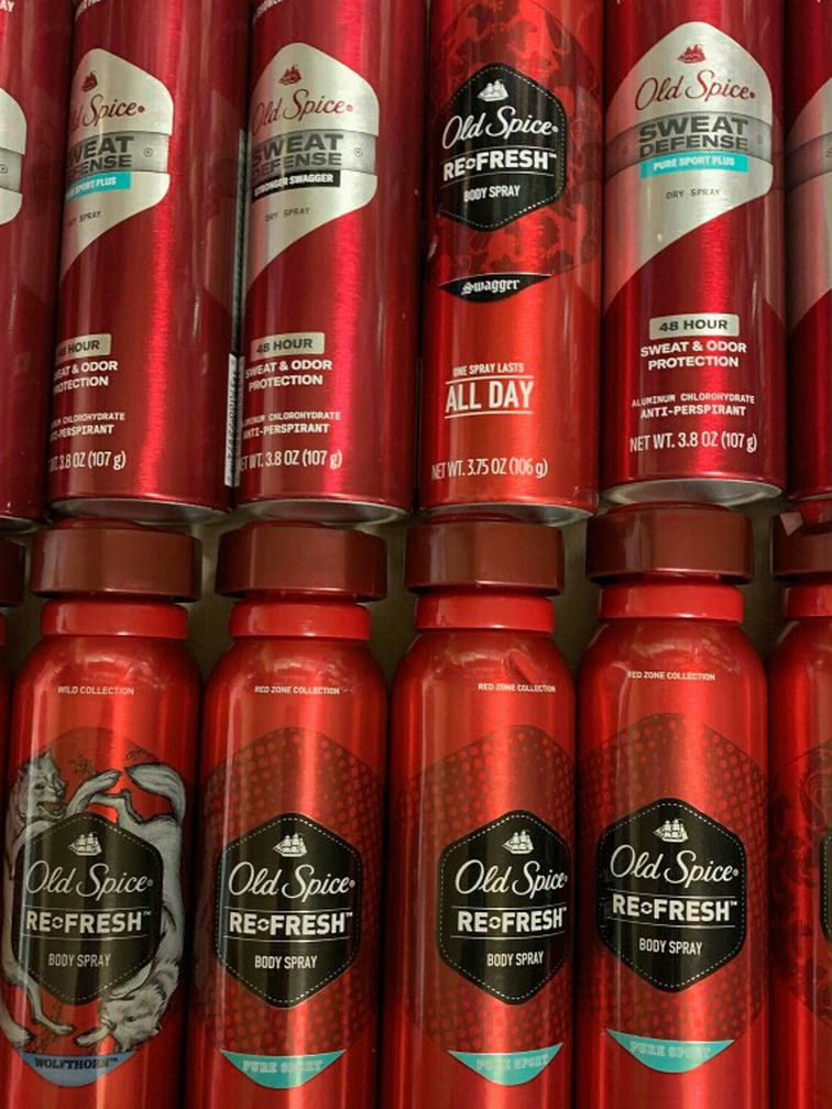 Old spice deodorants 