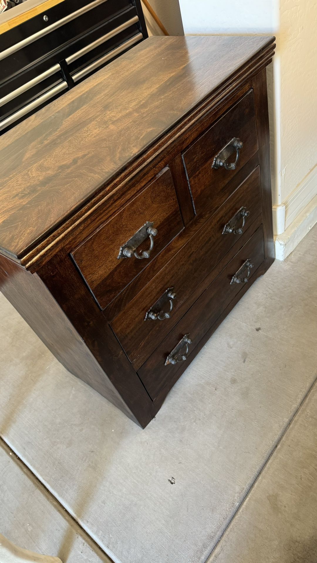 Rustic Solid Wood Dresser 