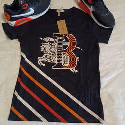Make An Offer!!! Men's Nike Air Max & Burberry Shirt Sz L