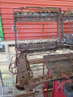 Early 50's Chevrolet front bench seat frame