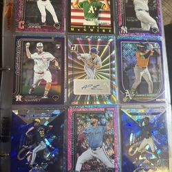 Binder Of Baseball Cards 
