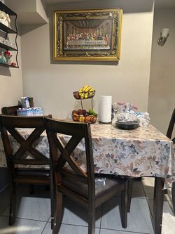 Brown table