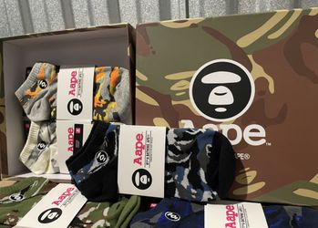 Ape Camo Socks-5 Pairs 