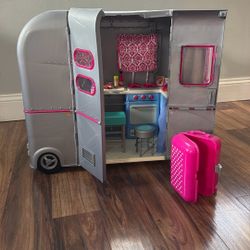 Our Generation OG Camper RV Travel Trailer fits American Girl 18" Doll - Grey