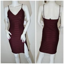 NWOT burgundy Windsor Party Dress 