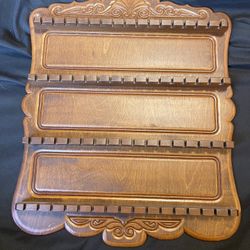 Large Wood Spoon Rack 