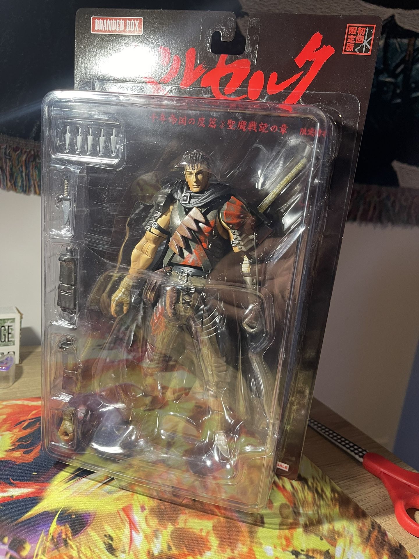 Berserk Branded Box With Guts Figure And Game