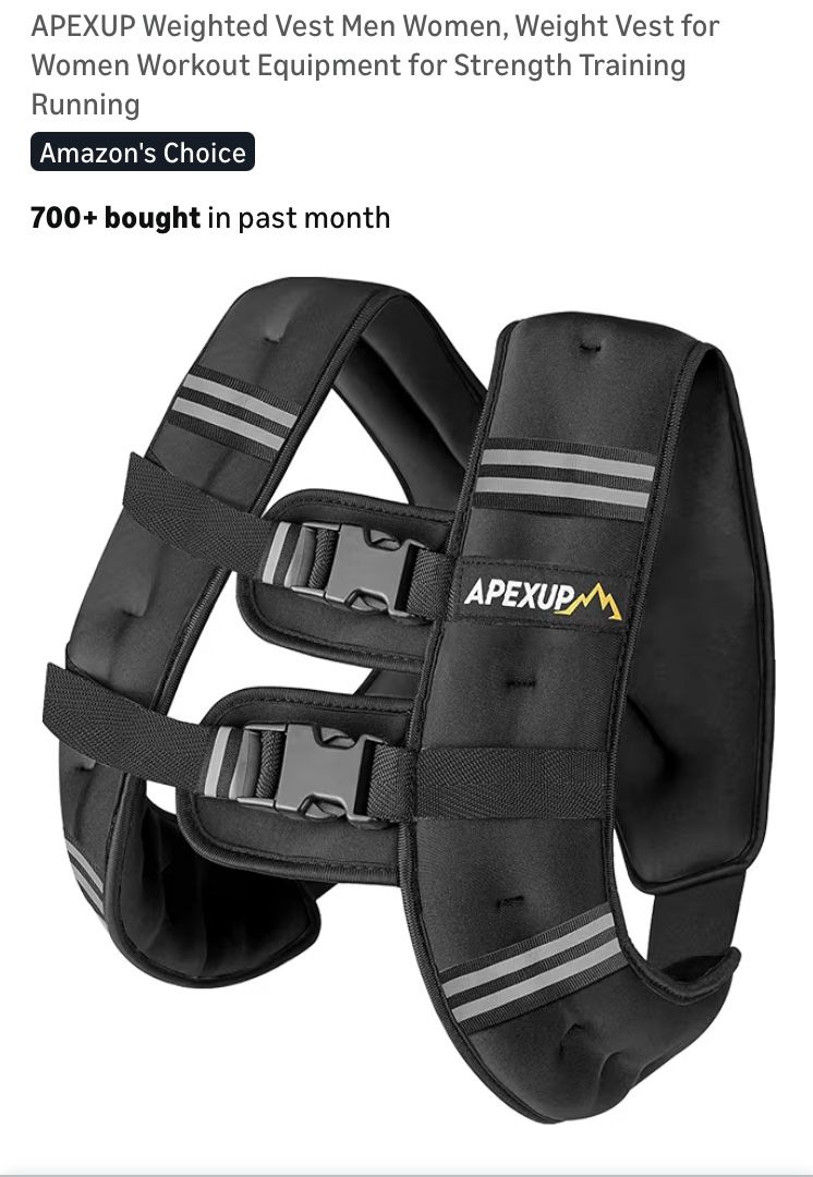 APEXUP Weighted Vest 15 Lbs