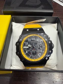Invicta Racing Vaulthan Men's Watch - 44mm, Yellow 69670