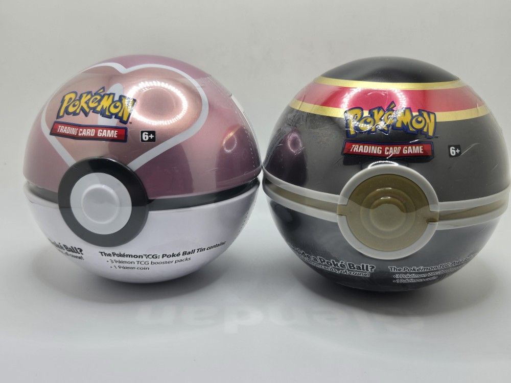 Pokemon TCG Love Ball + Luxury Ball Tin Set