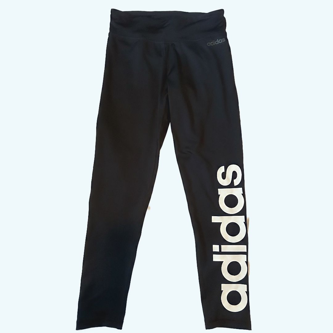 NWT Adidas Climalite Leggings Mid Rise Black Women Size M