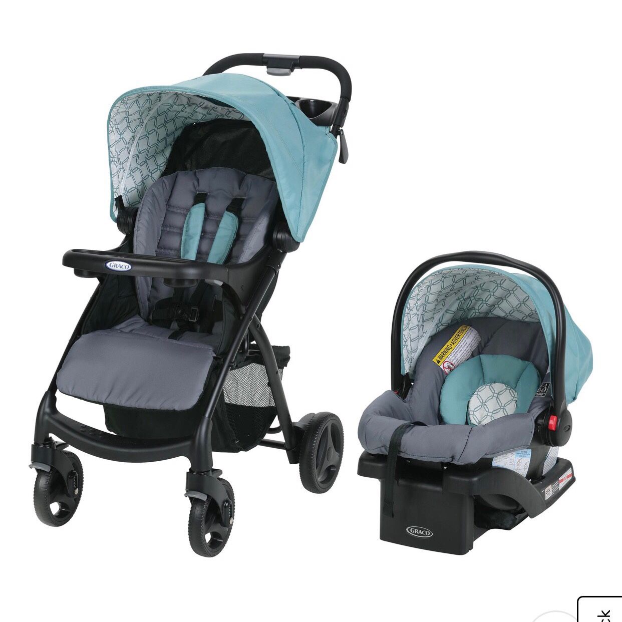 Graco stroller with car seat