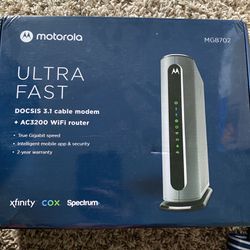 Motorola Cable Modem And WiFi Router