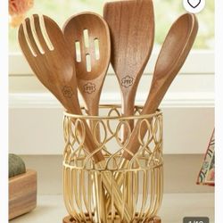 Set  D Vase Y Cucharas 