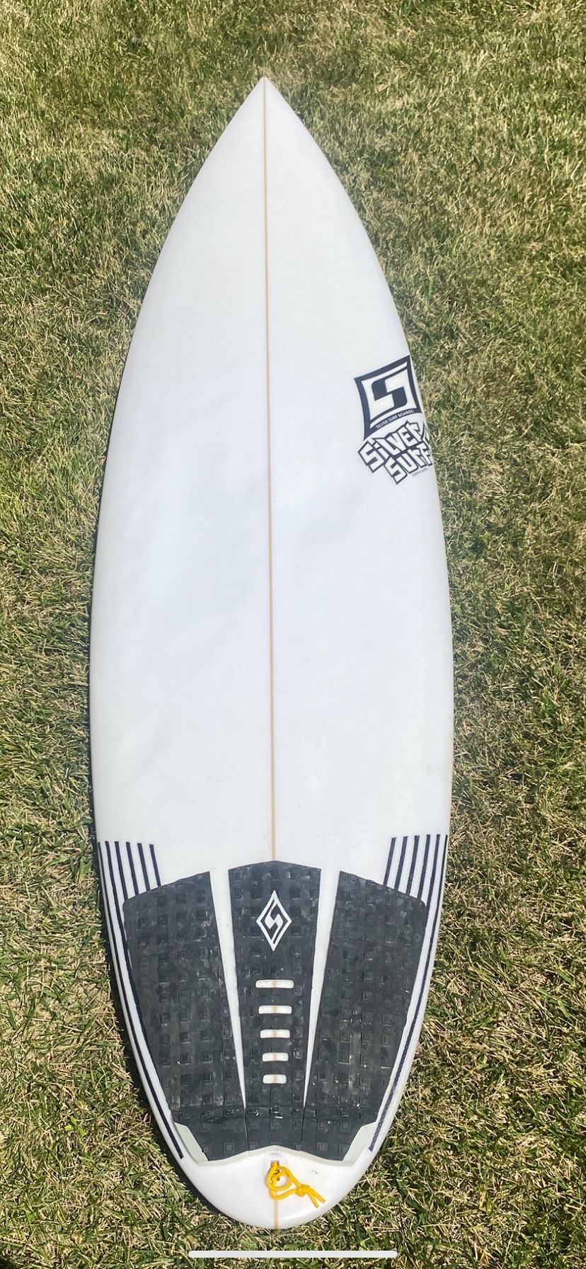 Silver Surf Surfboard