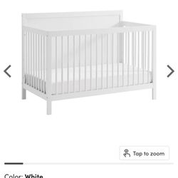 Brand New white 4- In-1 Crib