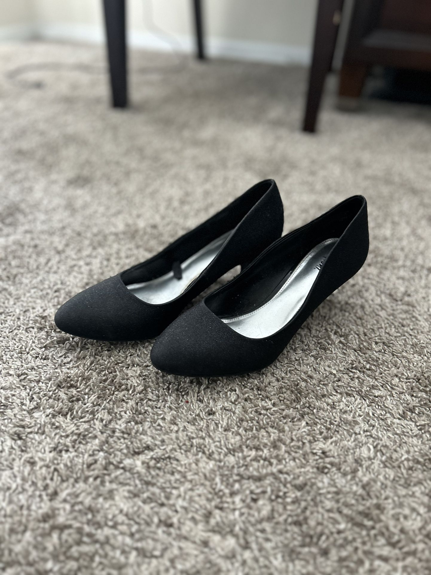 Sparkle Black, Short Heels