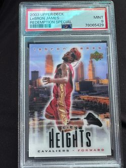 2003 LeBron James Upper Deck Rookie PSA 9