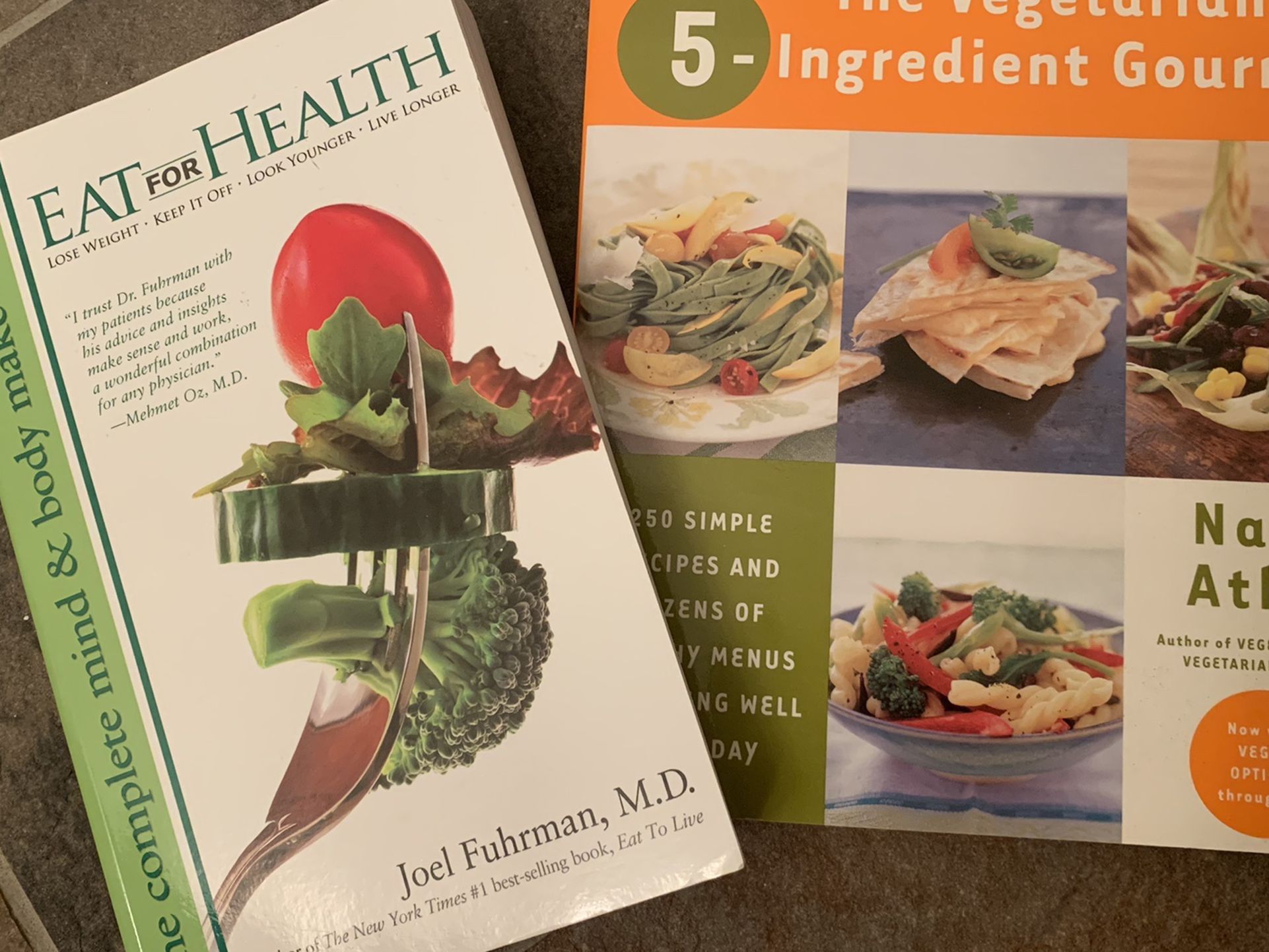 Two Healthy Cookbooks