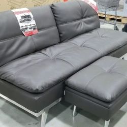Lounger Convertible Sofa/futon + Ottoman 