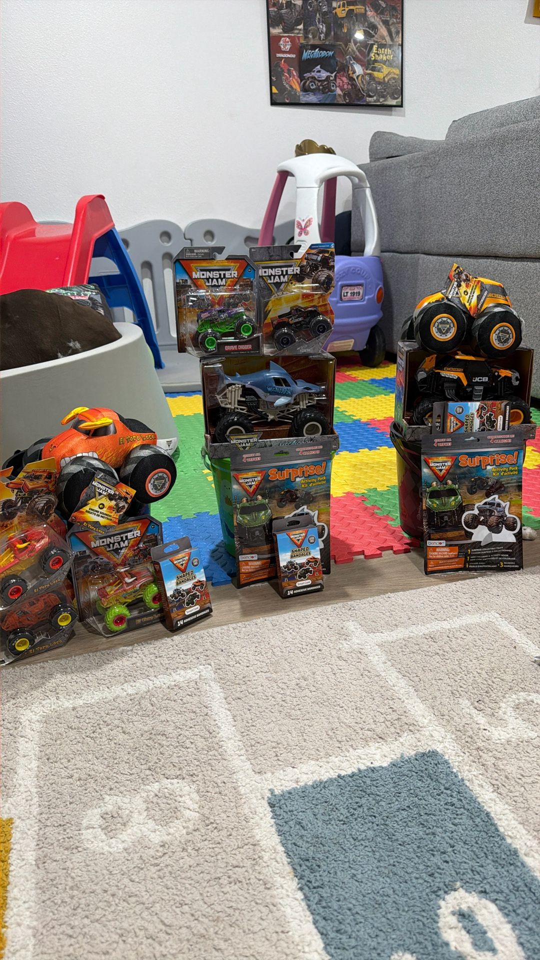 Monster Jam Boo Baskets