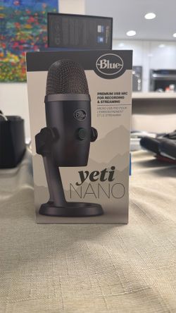 Blue Yeti Nano Premium USB Mic — Open Box, Never Used