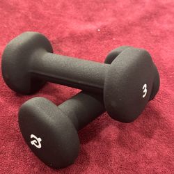 BOX OF 2 - PELOTON - 3lb Dumbbell Hand Weights  PL-WT-B-03