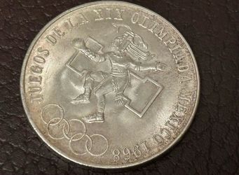 25 pesos 1968. Vintage coin of Mexico