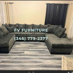 Brand New! Double Chaise Sectional! Finance Available