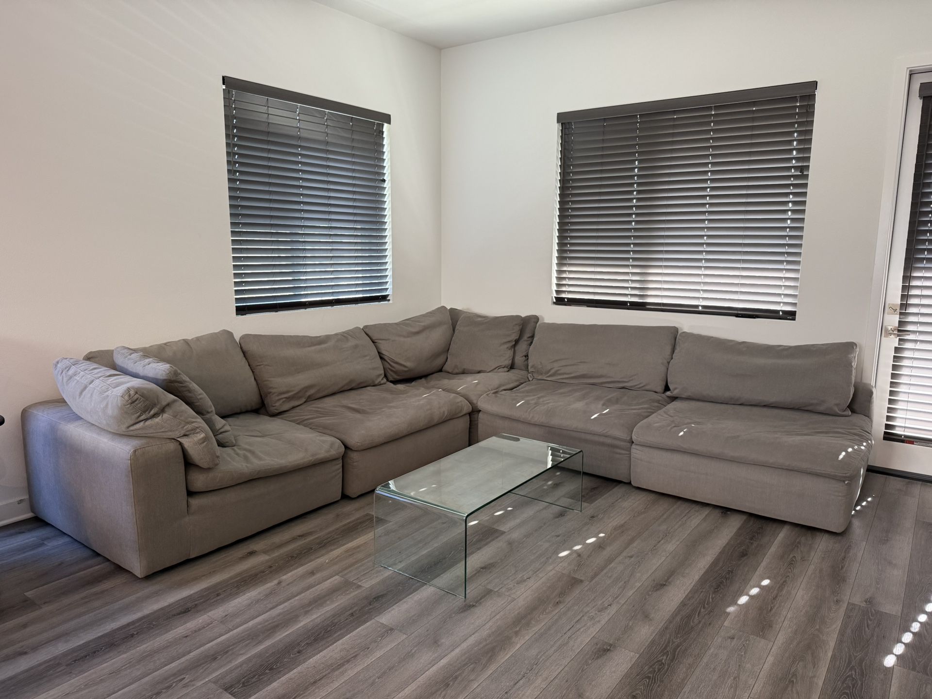 Bobs Furniture Modular Sofa. Cloud Couch Dupe