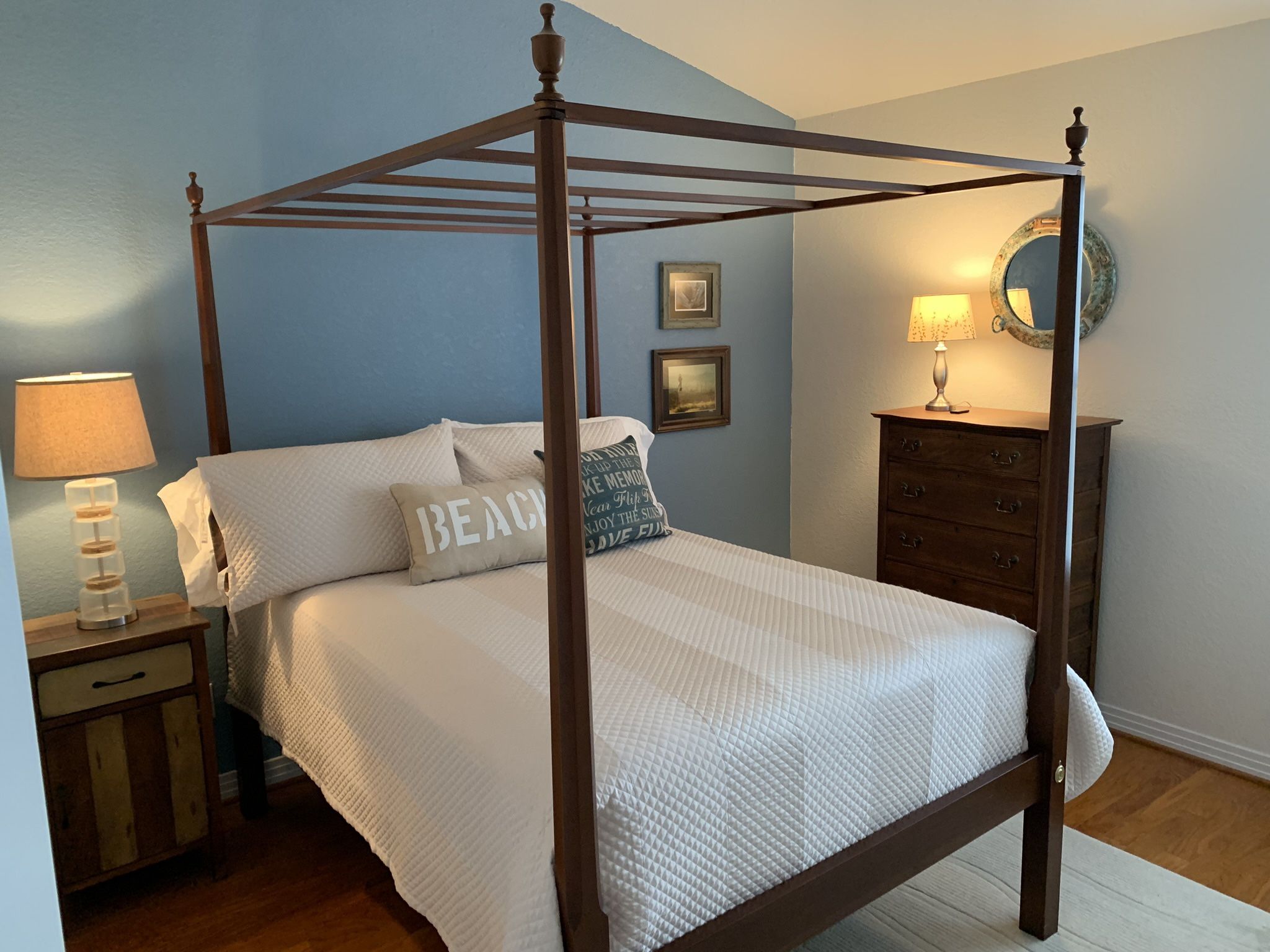 PRICE DROP! - Full Size Canopy Bed - Handcrafted Owen Suter