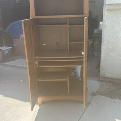 Cabinet With Pull Out Desk