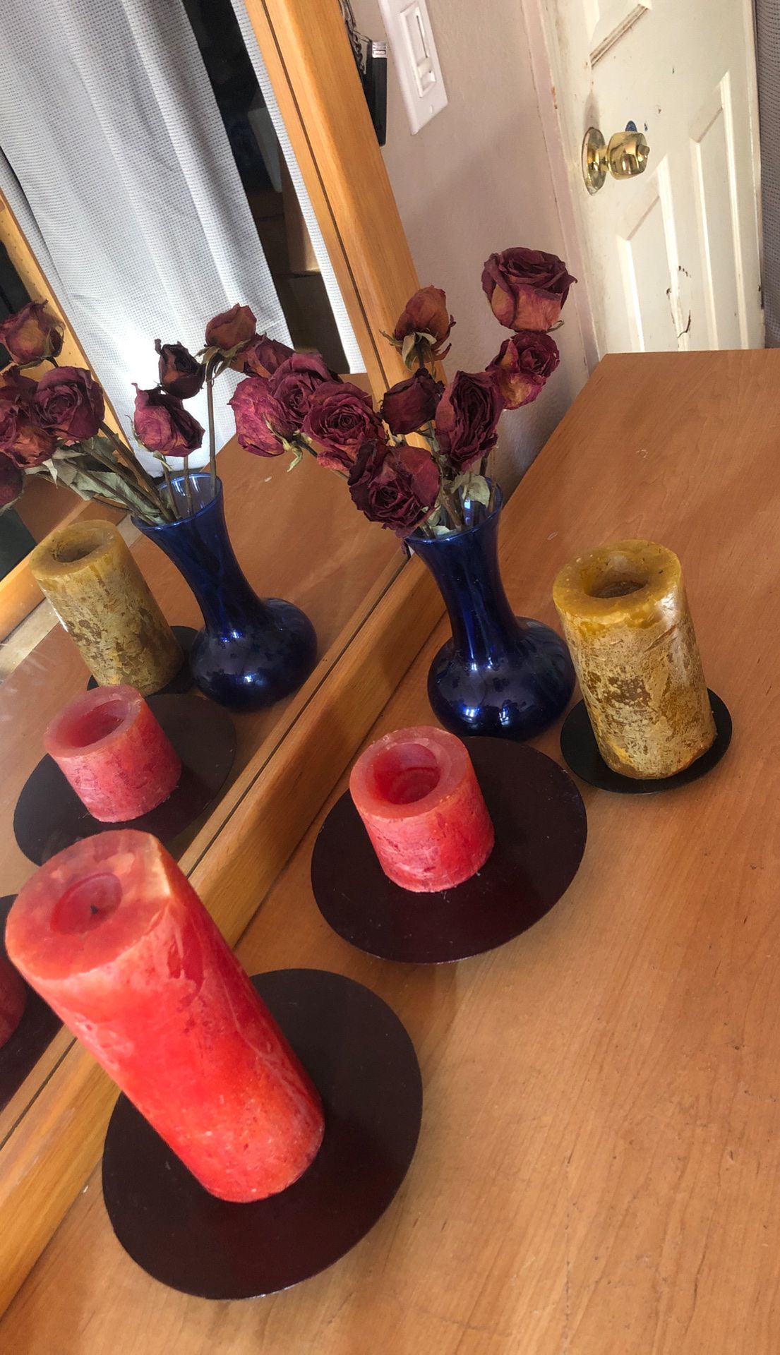 Candles and vase decorations