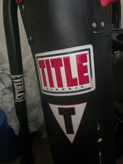 Punching Bag With Holder