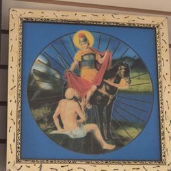 Framed Artwork Saint Martin of Tours, San Martín Caballero