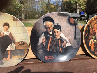 Norman Rockwell collector plates