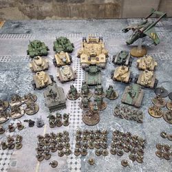 Warhammer 40K Imperial Guard Army Pro Painted 