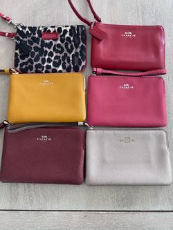 Coach Wristlets/Wallets lot of 6