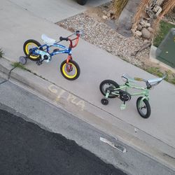 2 Kids Bikes.