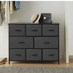 AZL1 Life Concept Extra Wide Dresser Storage Tower with Sturdy Steel Frame, 8 Drawers 