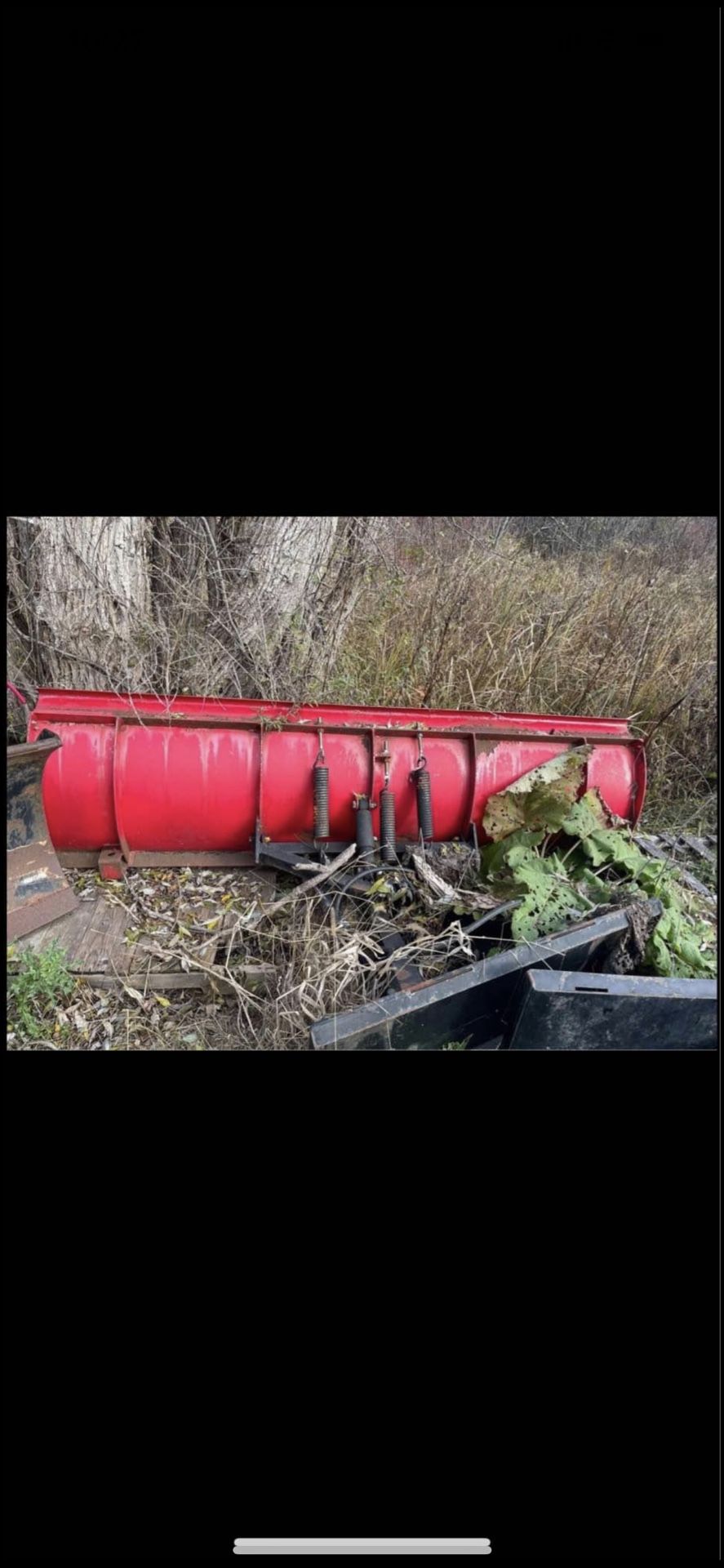 Snow Plow Skidsteer Bobcat Attachment