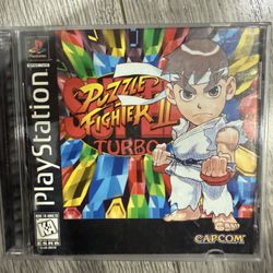 Puzzle Fighter II Turbo For PlayStation. 