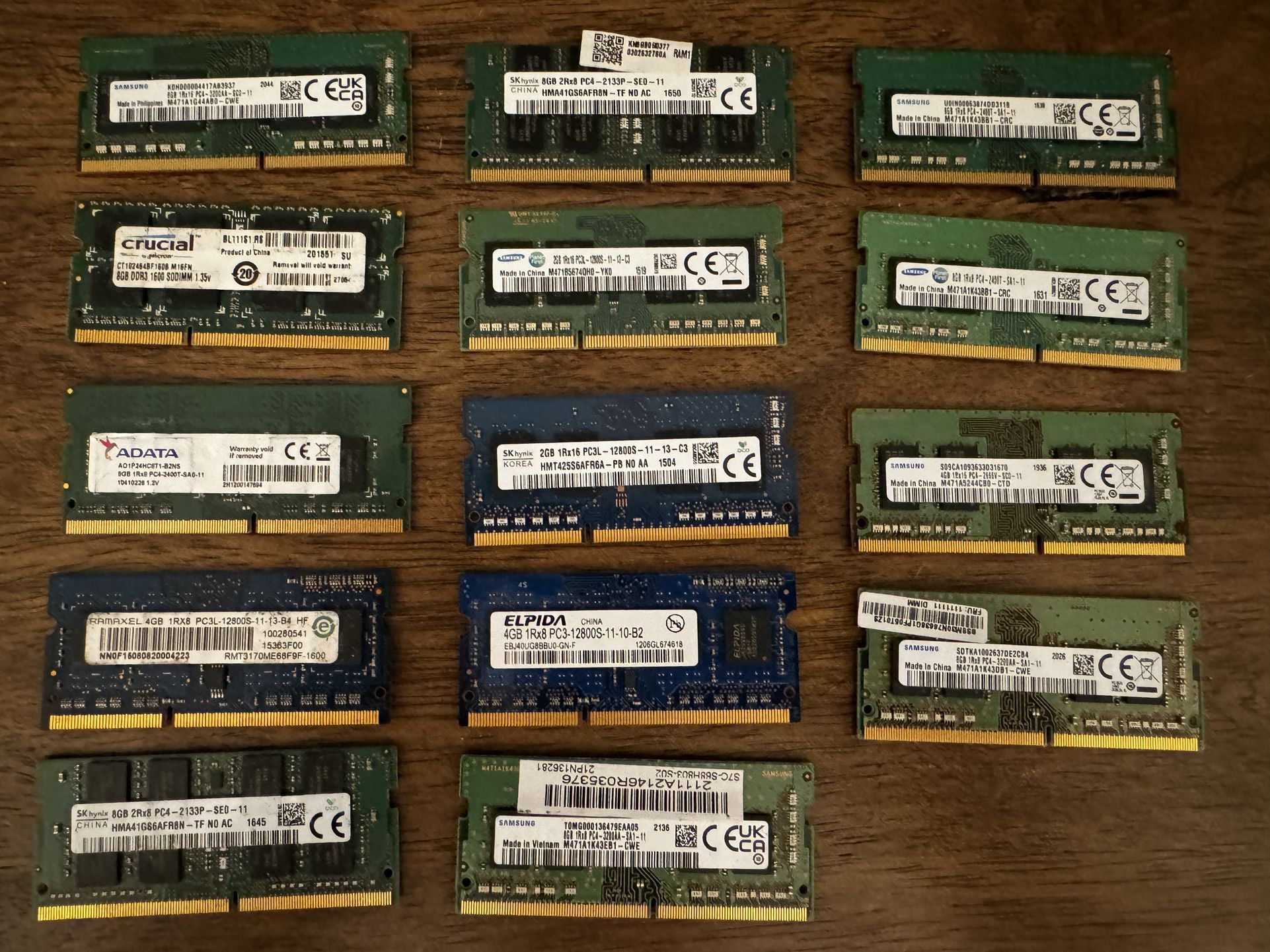 RAM Sticks And SSDs